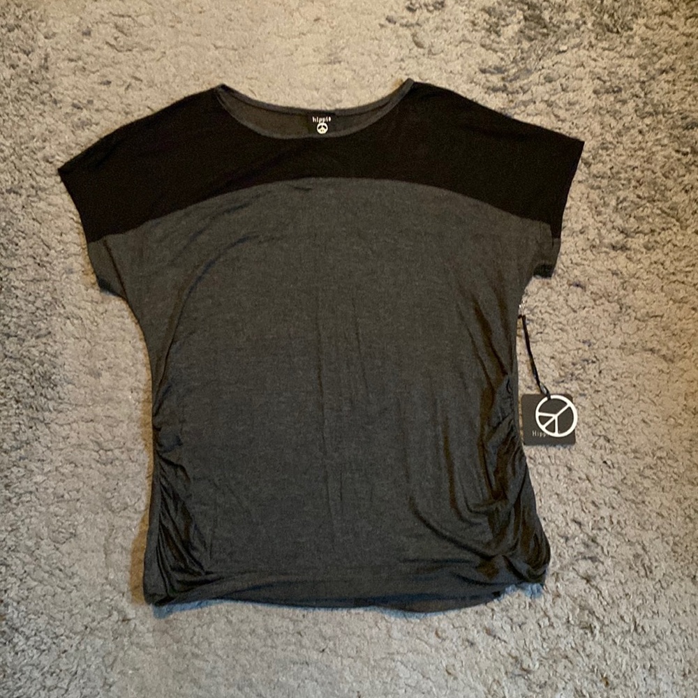 NWT Hippie chic mesh top tee